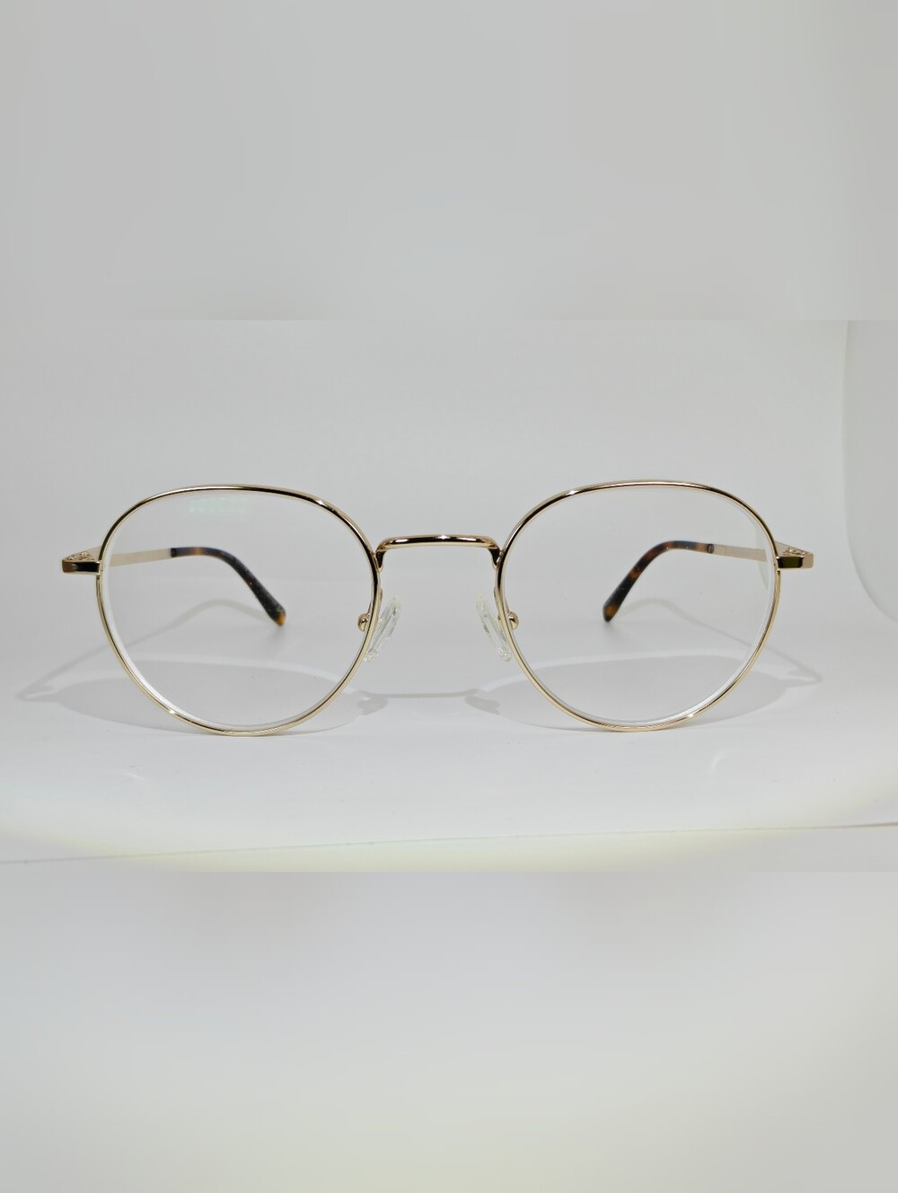 RFLKT. Antone. Titanium Round Gold Eyewear. Lightweight.